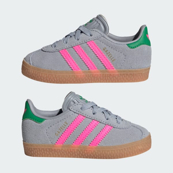 Chaussure Gazelle Comfort Closure Lacets Élastiques Enfants